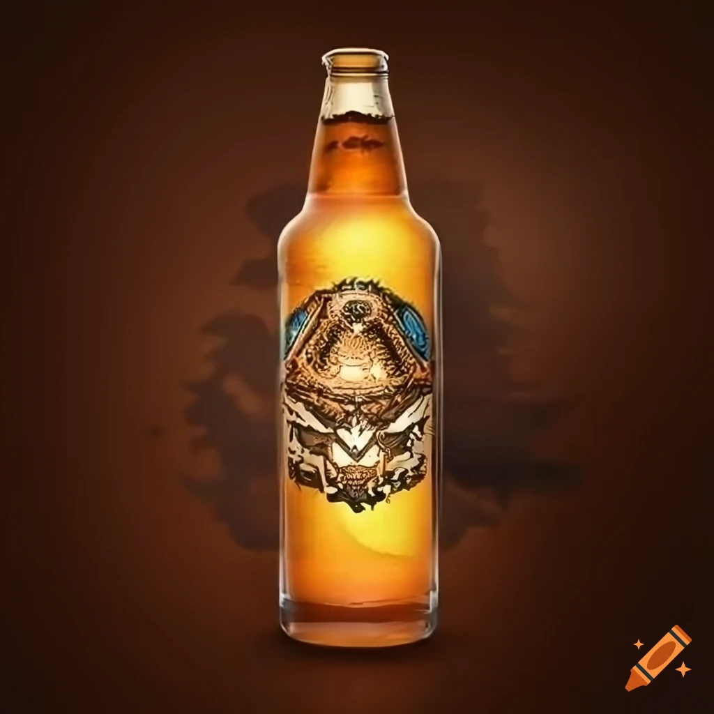 beer label design for Sword Coast Legends