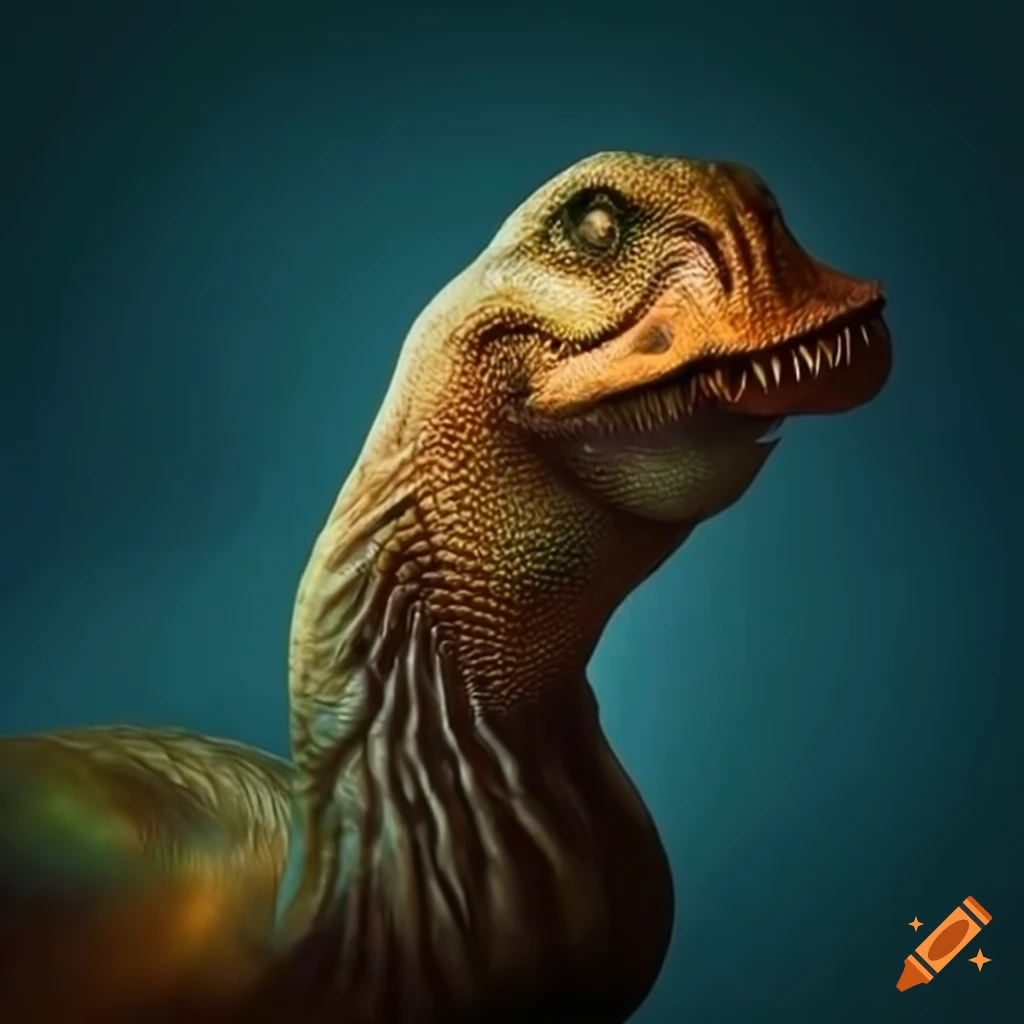 realistic fusion of a duck and a T-rex