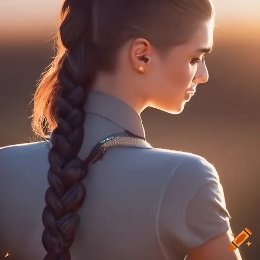 close-up portrait of Sasha Calle on a ranch