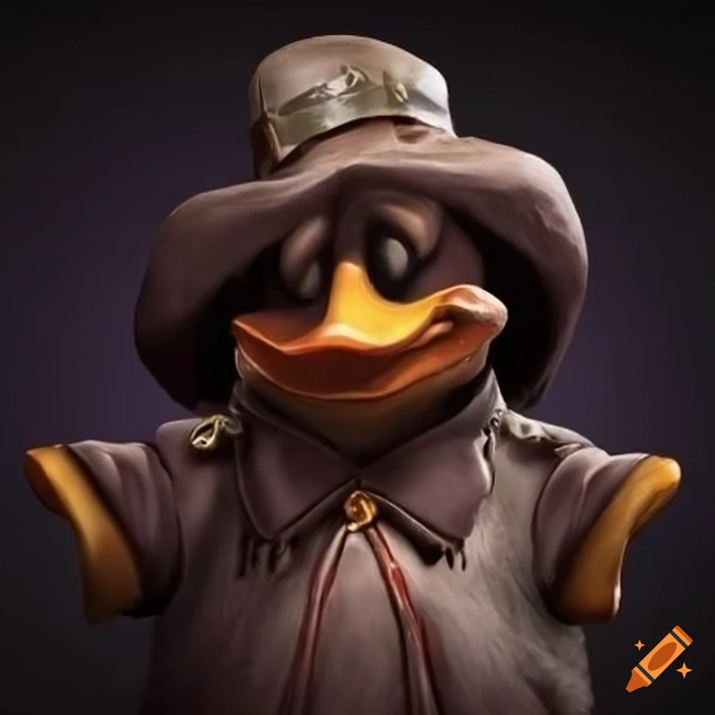 cartoon character of Black Dagobert Duck