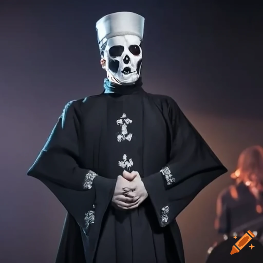 image of a Ghost band performing