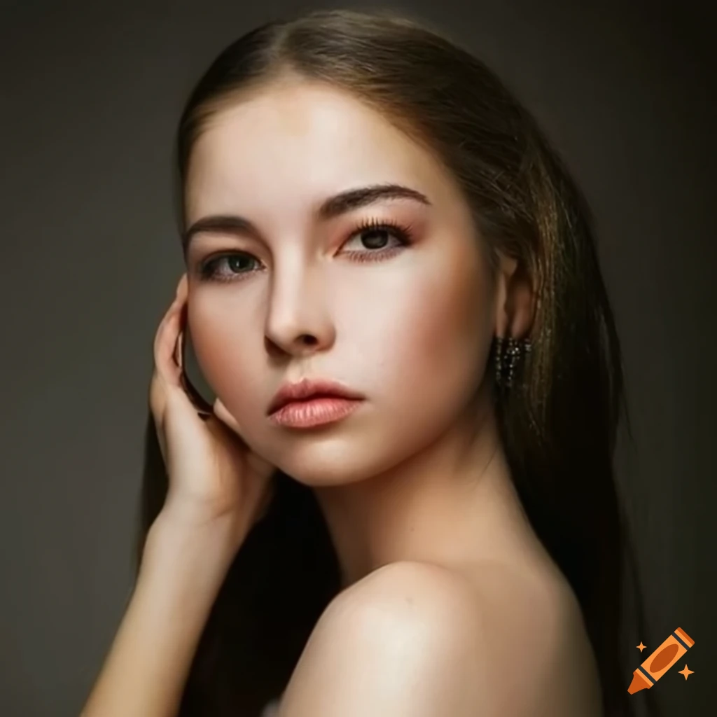 intricate detailed drawing of a girl