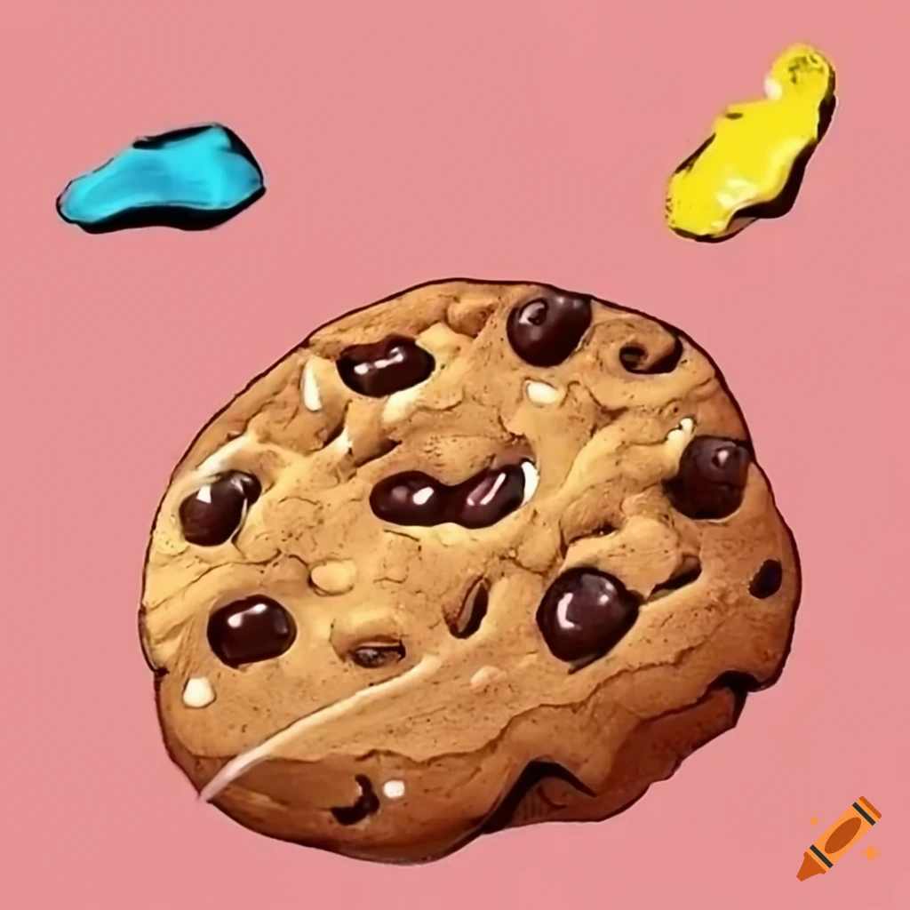 delicious cookie with a bite mark