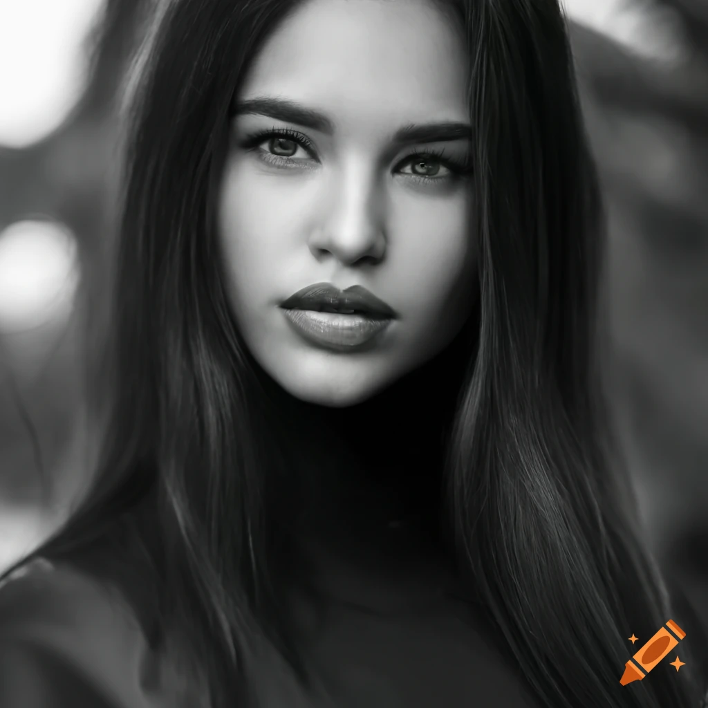 close-up portrait of a stunning young woman for a fashion magazine cover