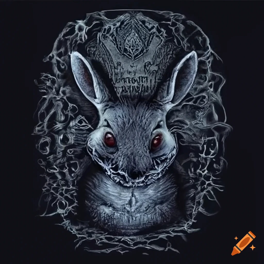Watership Down t-shirt with death metal design