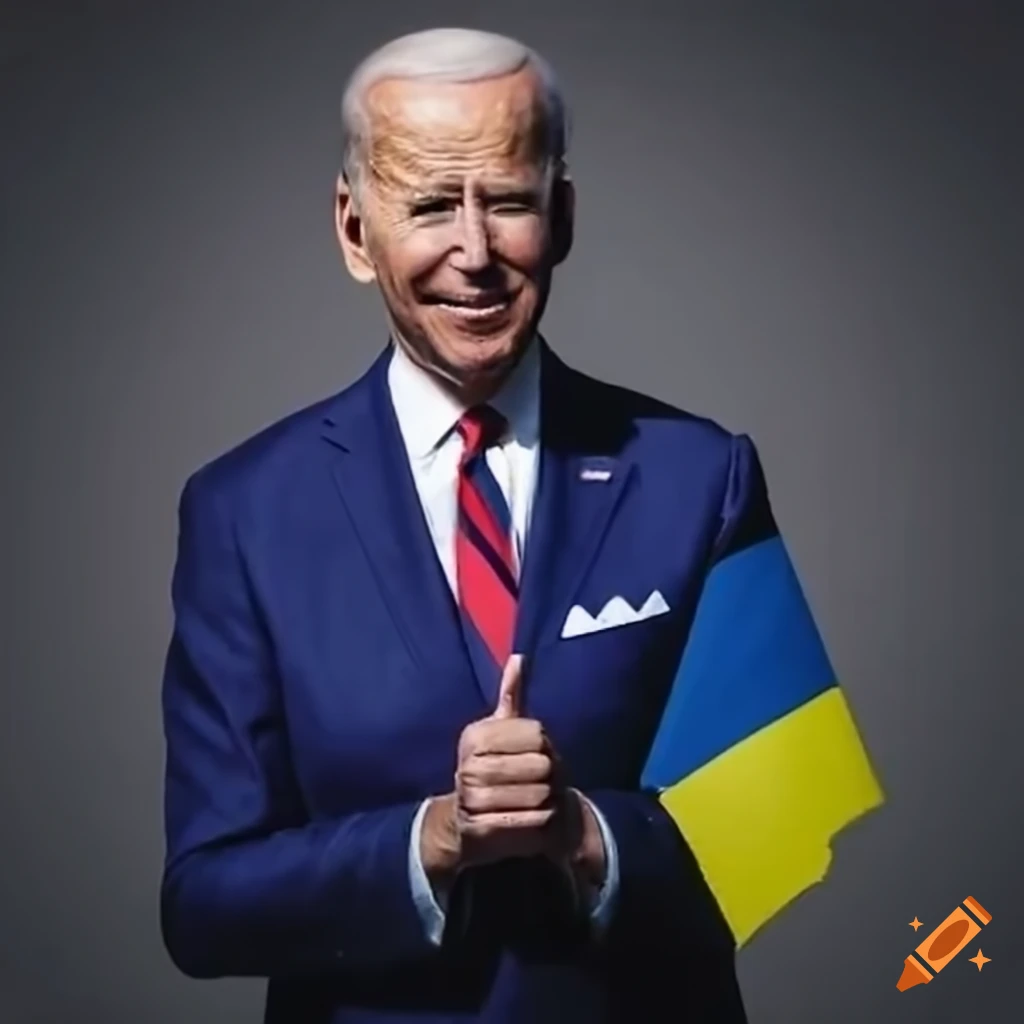 image of Joe Biden and Hunter Biden in front of national flags