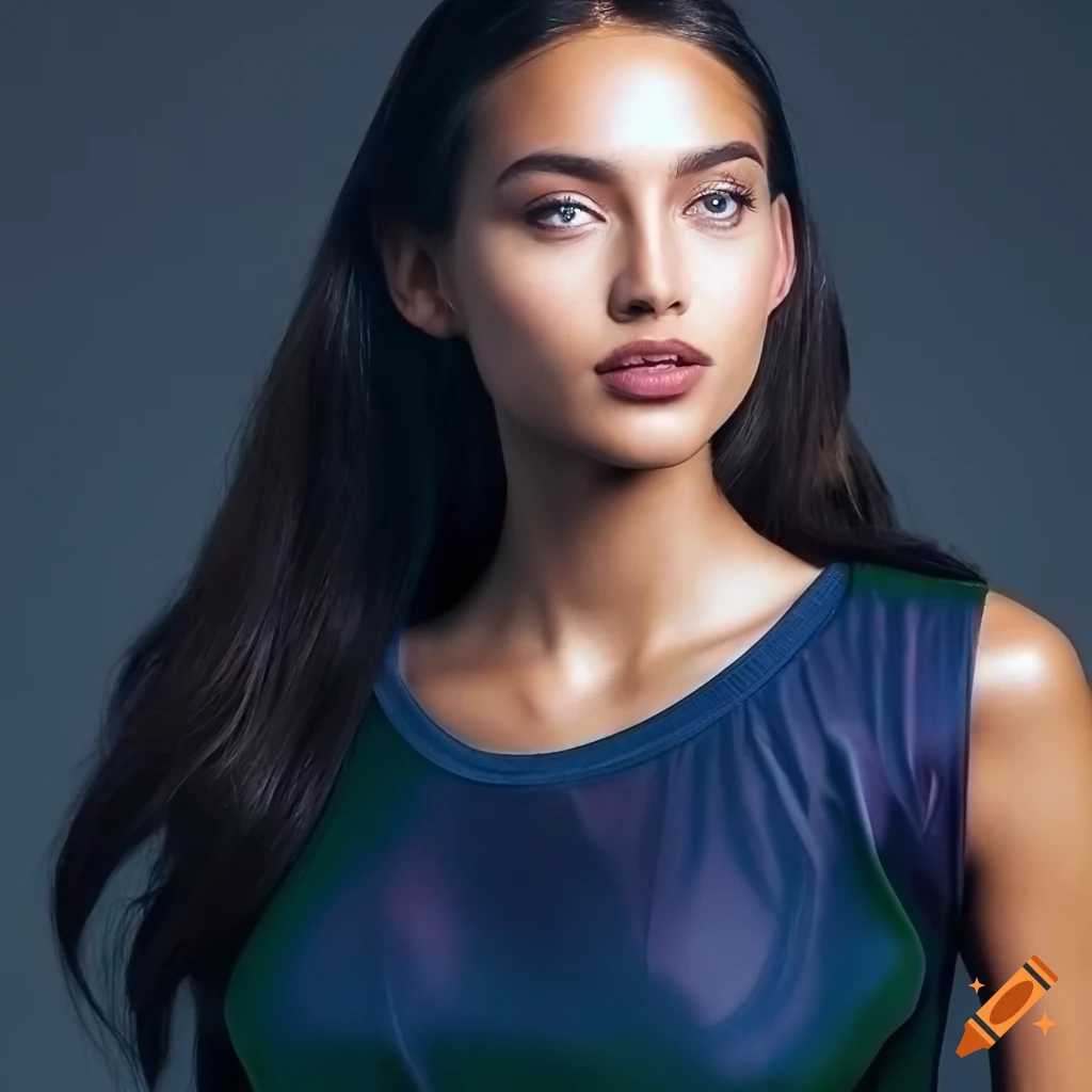 stunning young woman on fashion magazine cover