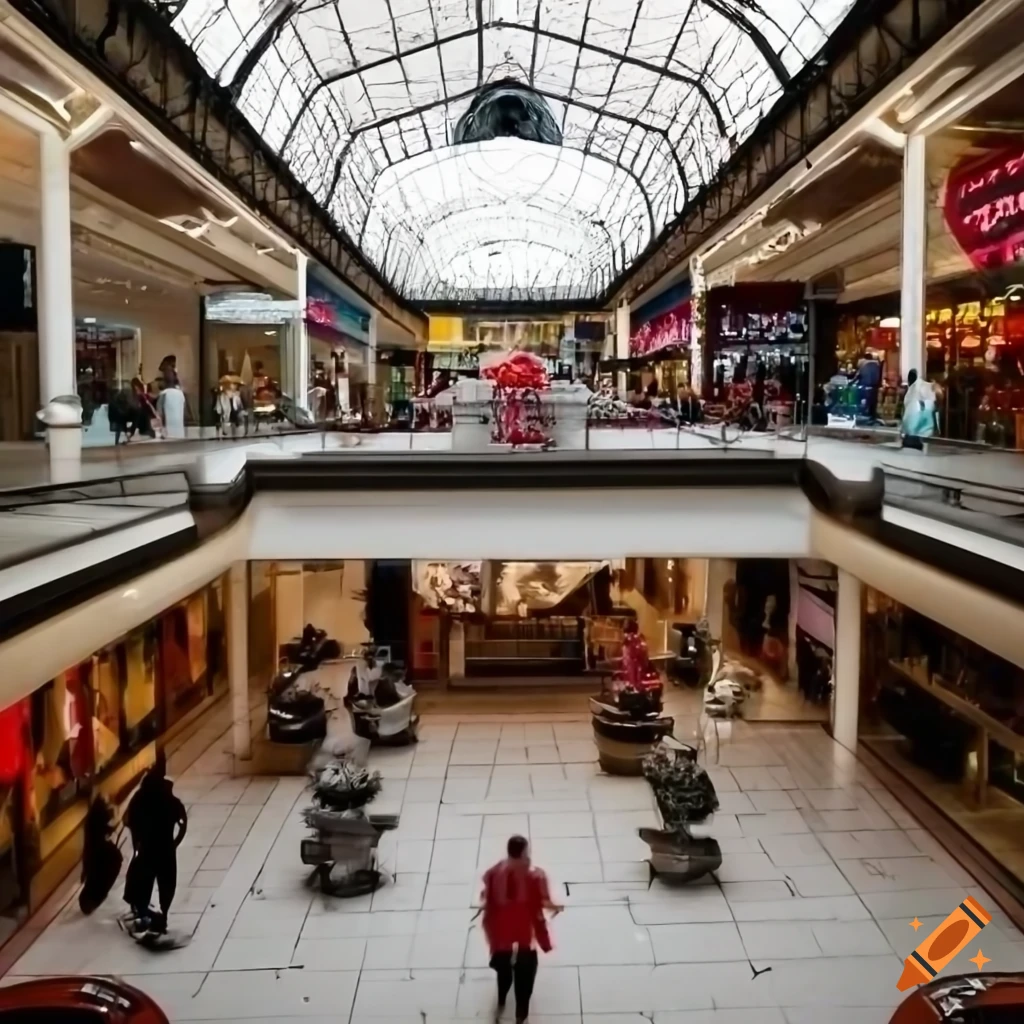 interior of Angelfire shopping mall