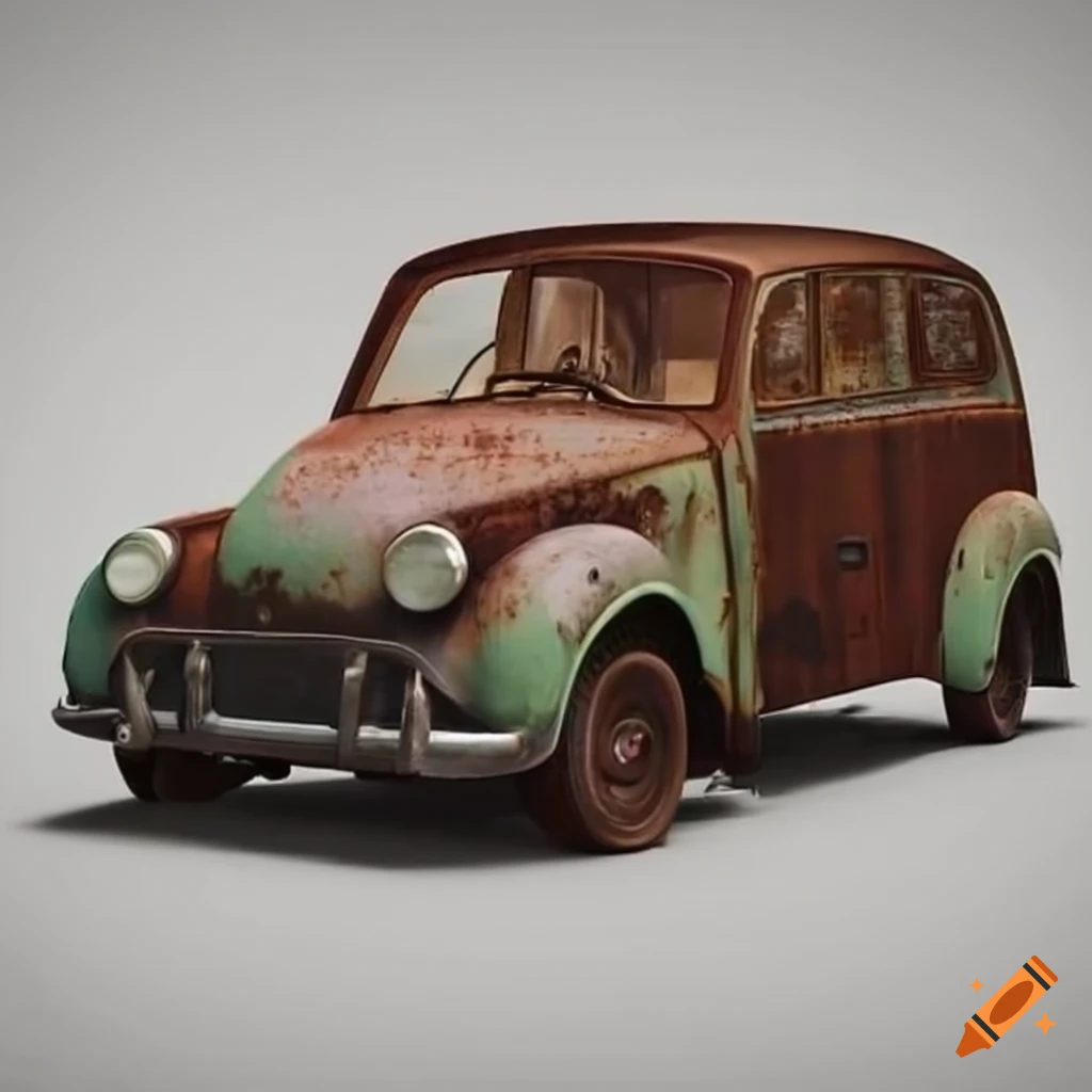 custom car with bullet holes and mounted miniguns