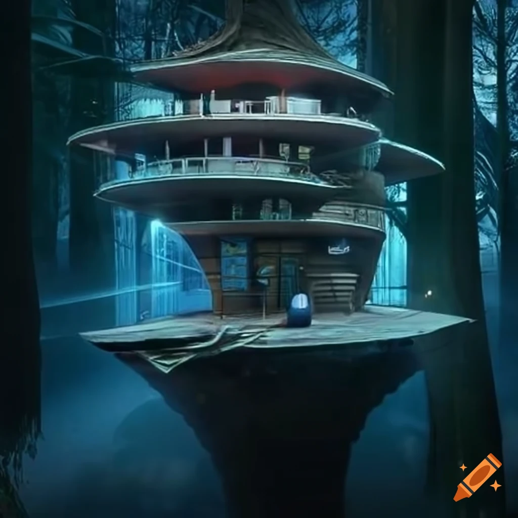 futuristic treehouse design