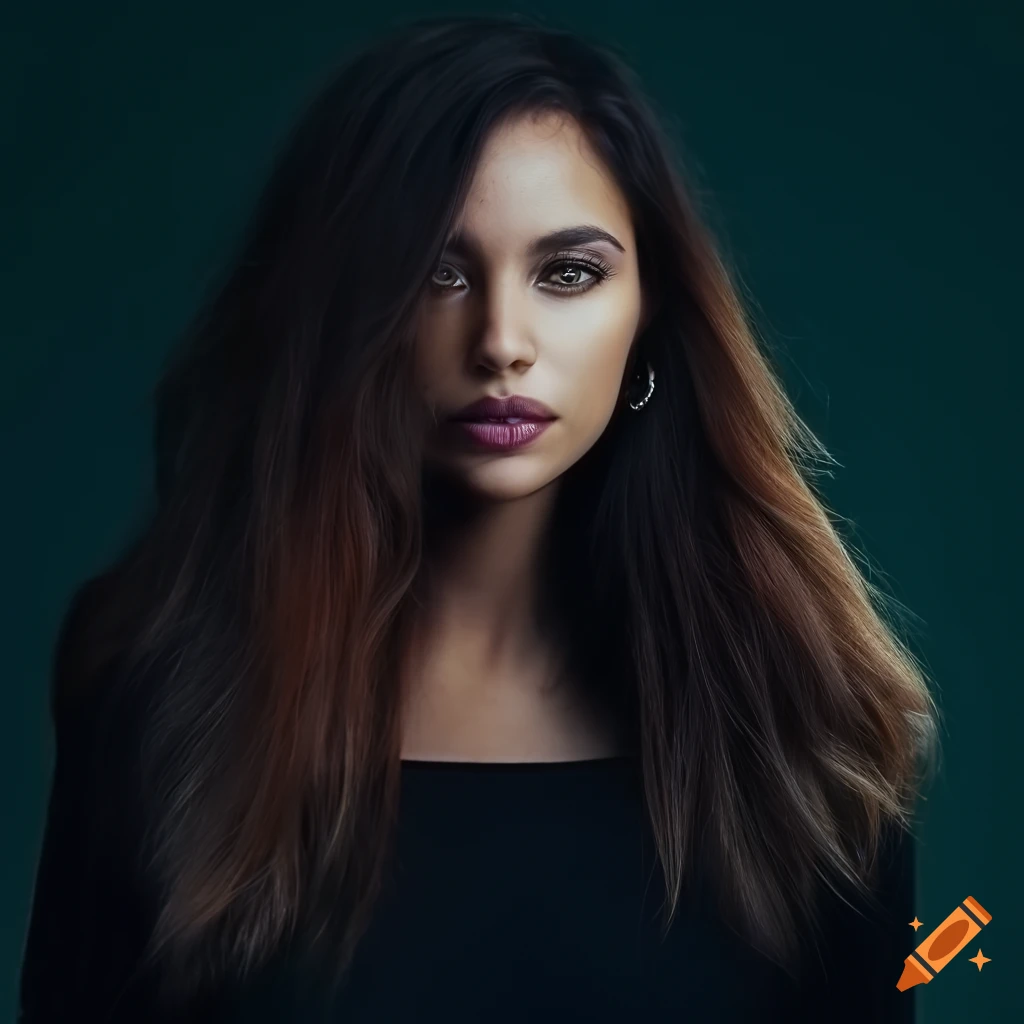 portrait of a stunning young woman for a fashion magazine cover