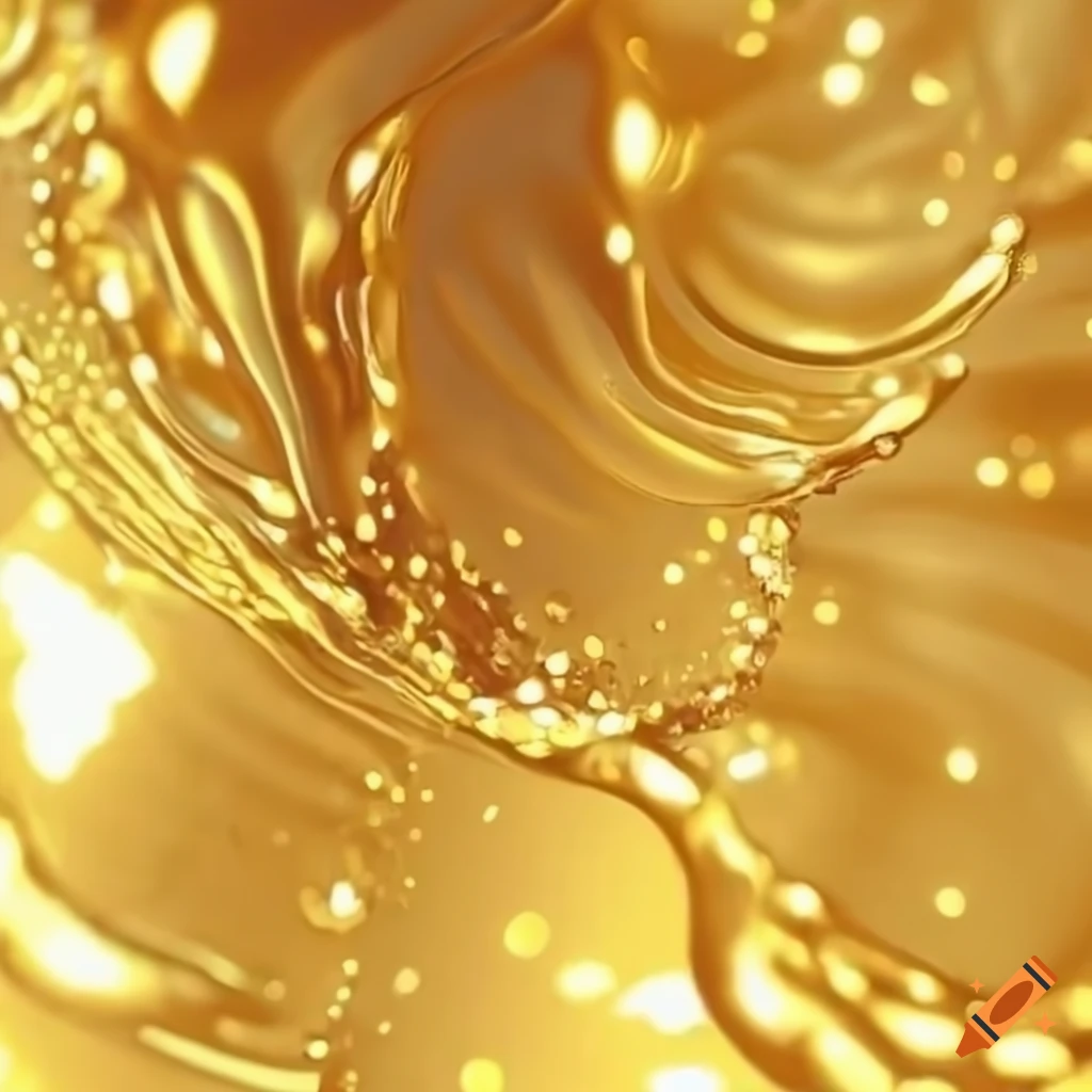 gold glimmer splash