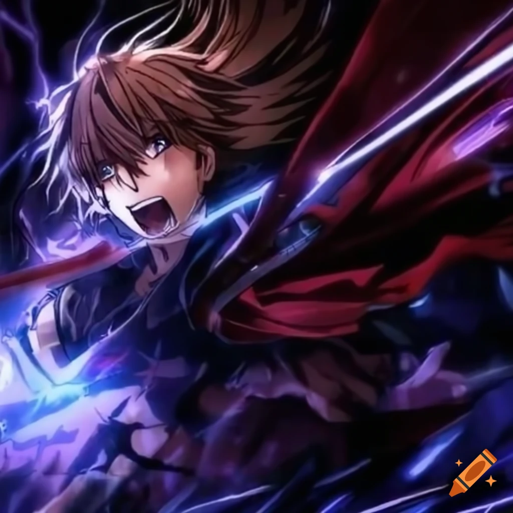 epic anime fight scene