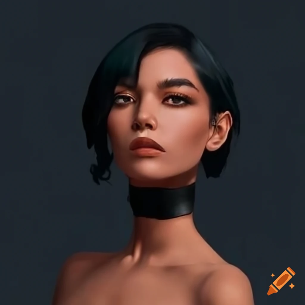 woman with black hair and piercings