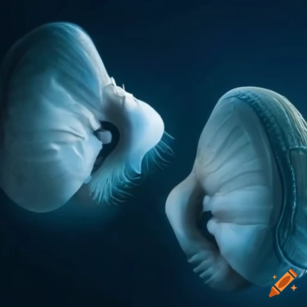 image of a giant pair of white false teeth in a business suit