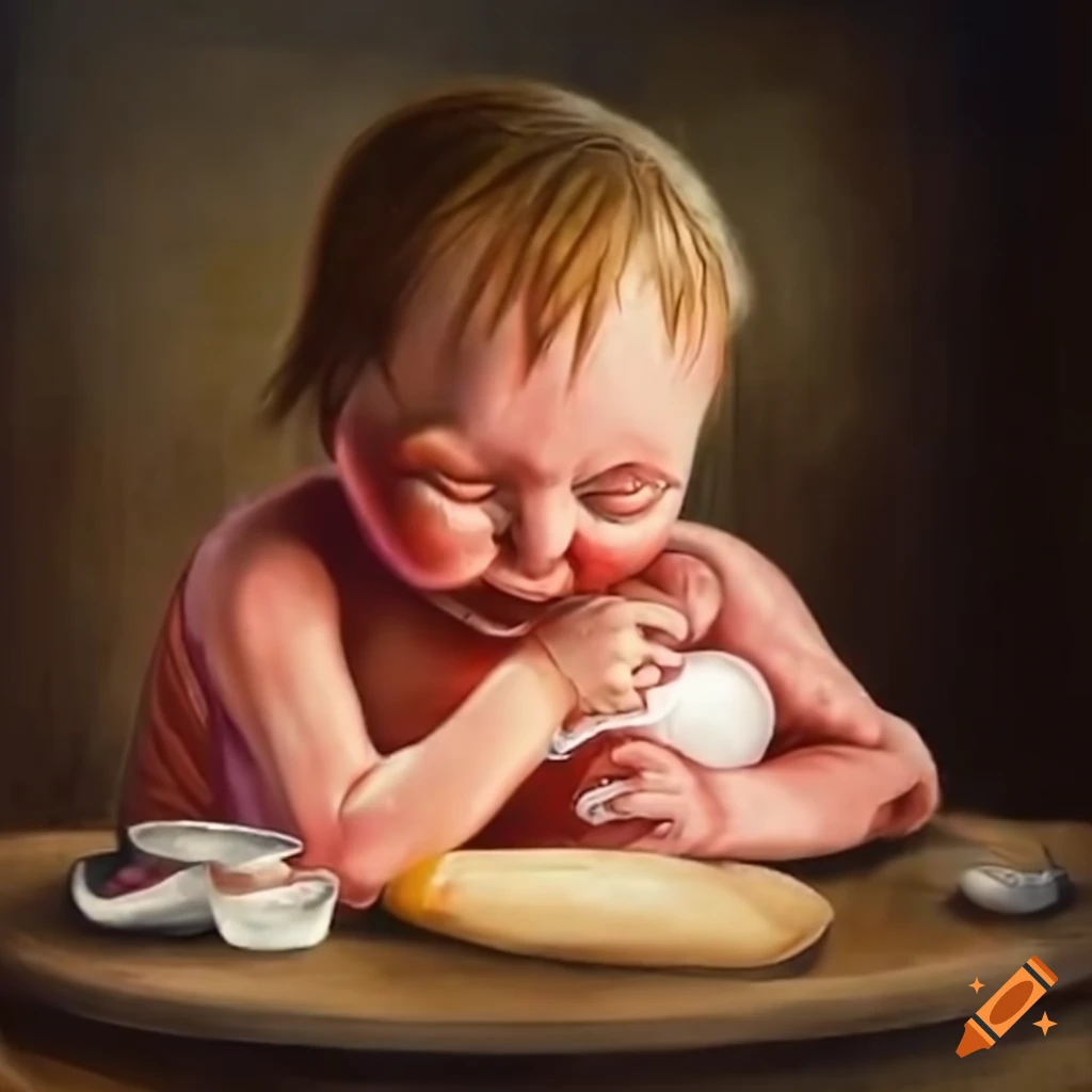 image of a parent feeding a baby