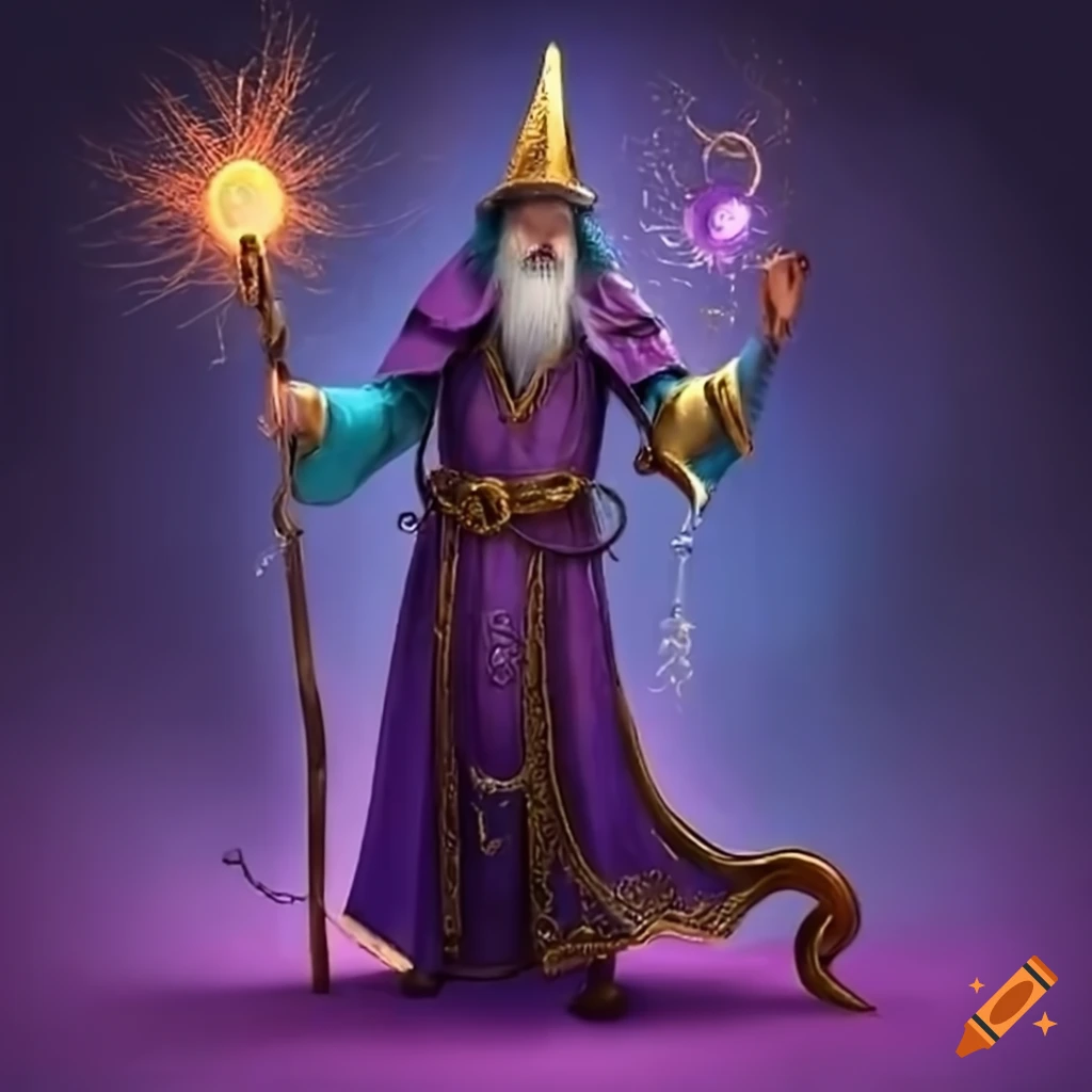 image of a young wizard casting a spell