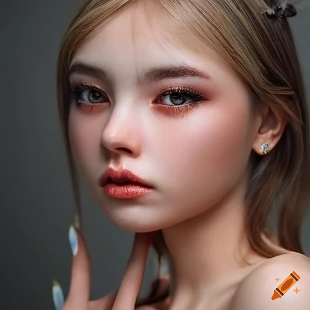 intricate detailed drawing of a girl