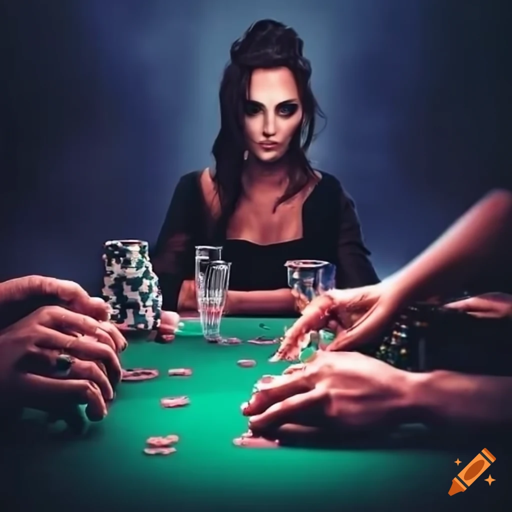 people enjoying a party with drinks and poker game