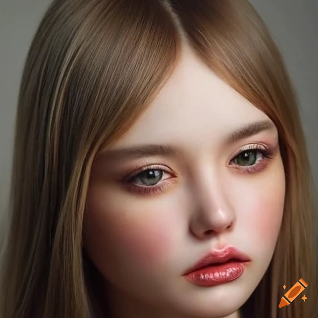 intricate detailed drawing of a girl