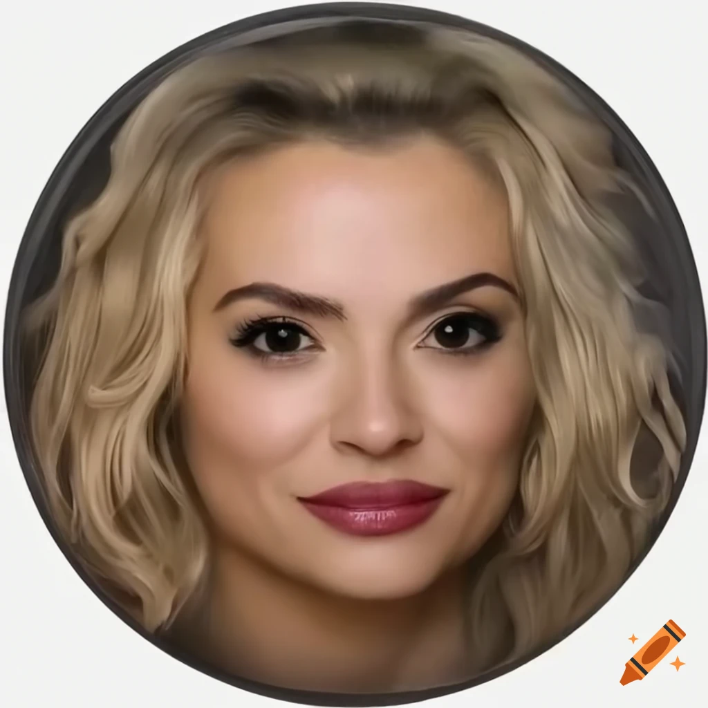 realistic portrait of a woman transformed into Funko Pop style
