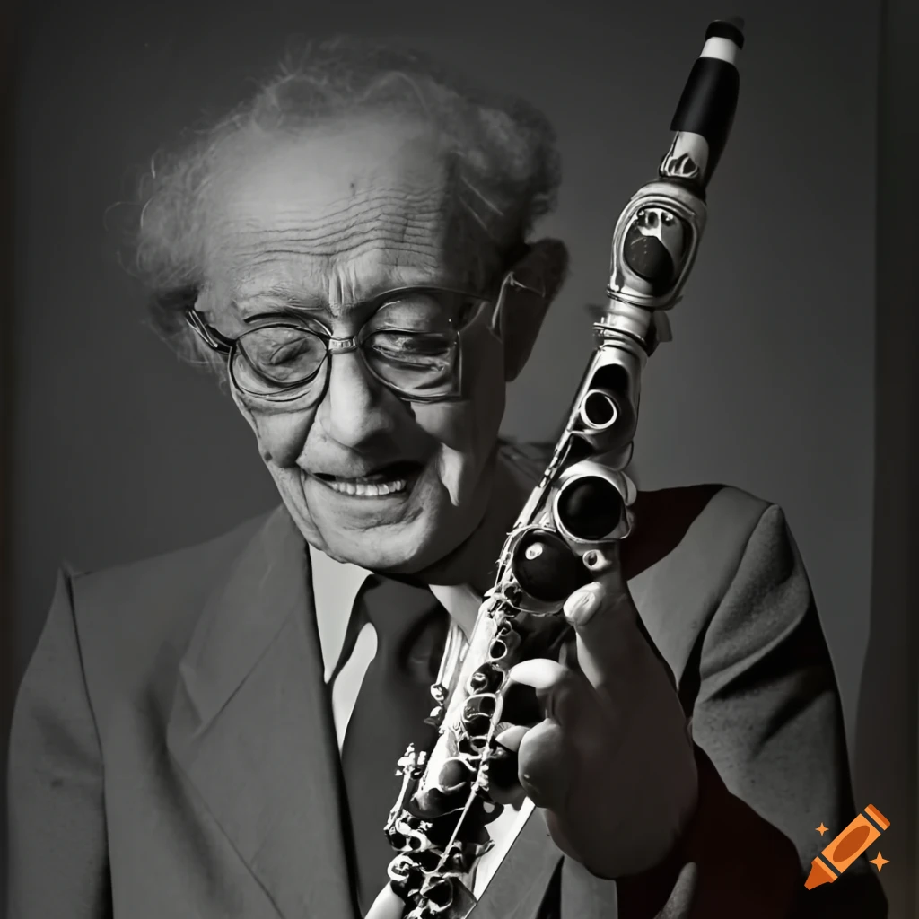 artistic depiction of a clarinet