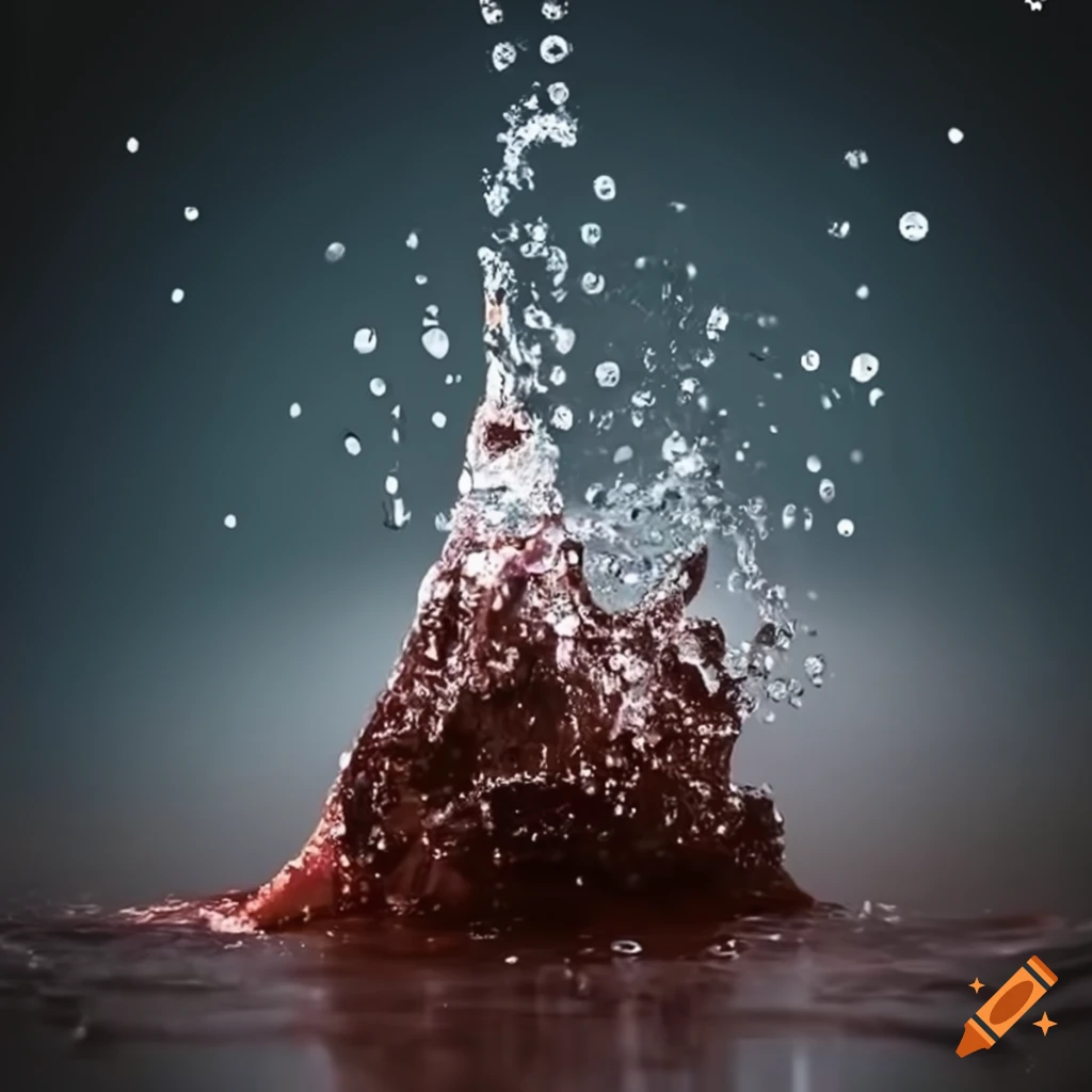 image of a splash of muddy water