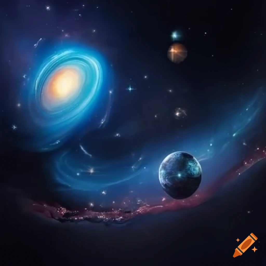 artwork of the birth of the universe