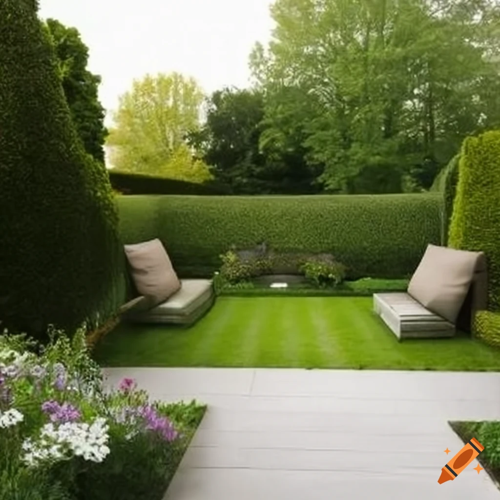 modern English garden design