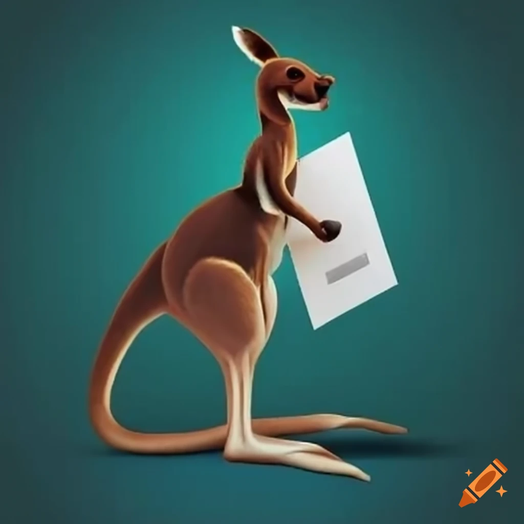 kangaroo voting on yes ballot box