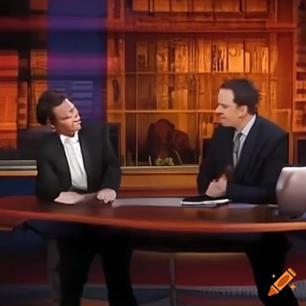 CCTV footage being interviewed on the Late Show