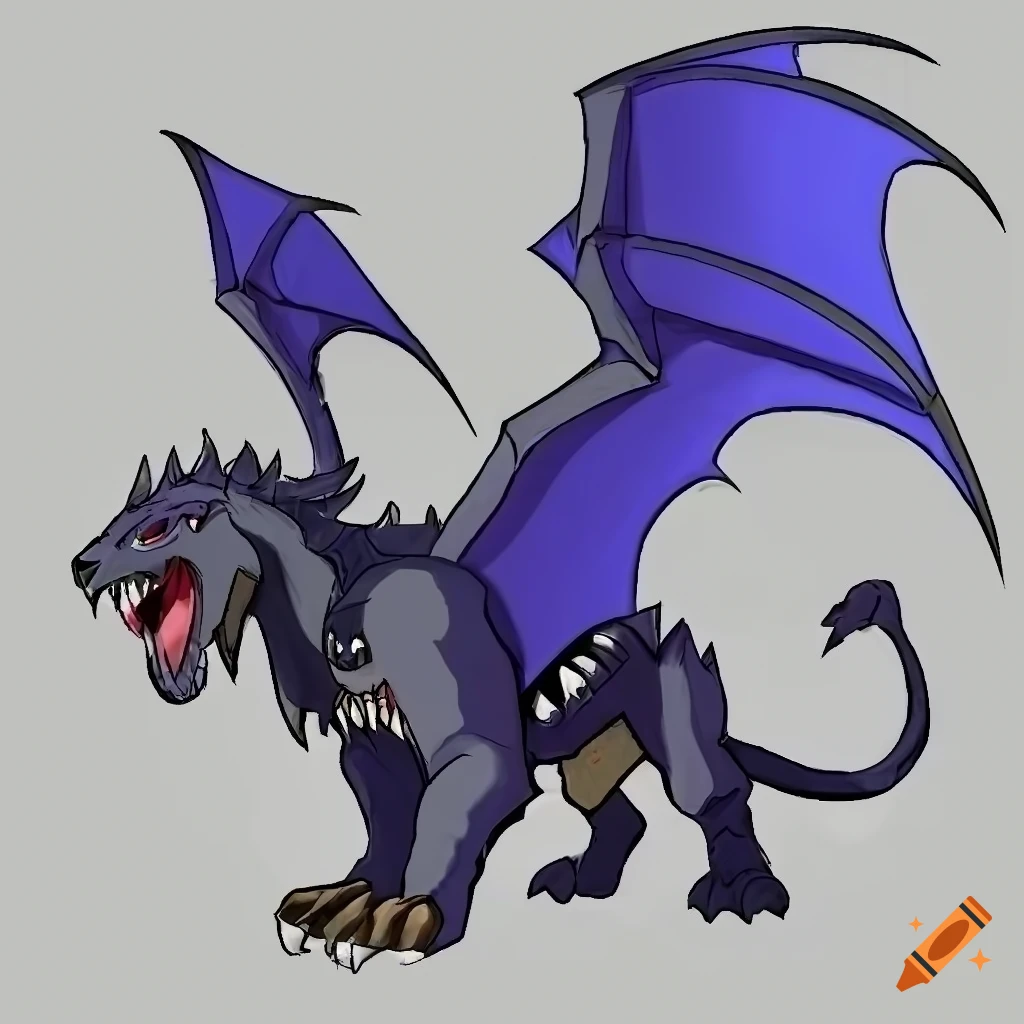 high-quality artwork of a menacing manticore