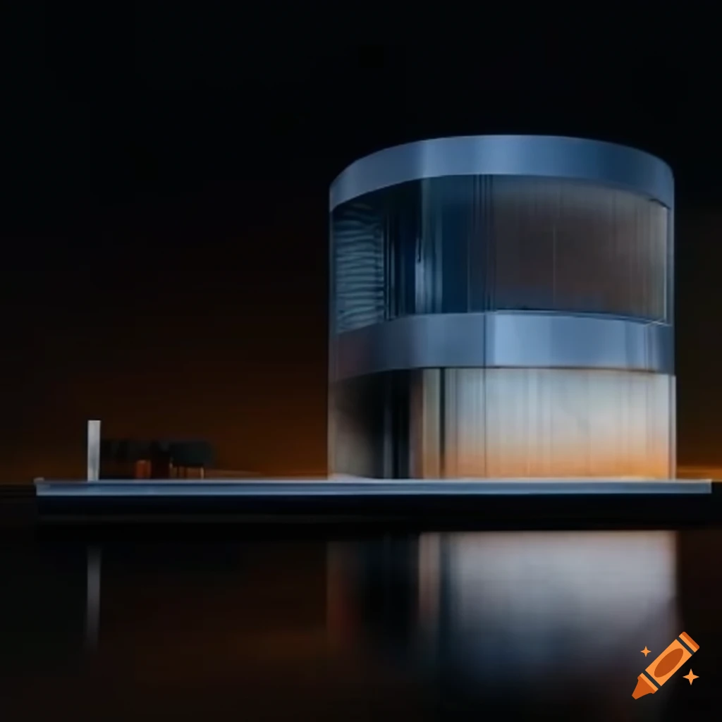 image of a futuristic modern house