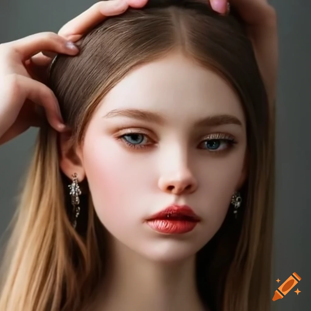 intricate detailed drawing of a girl