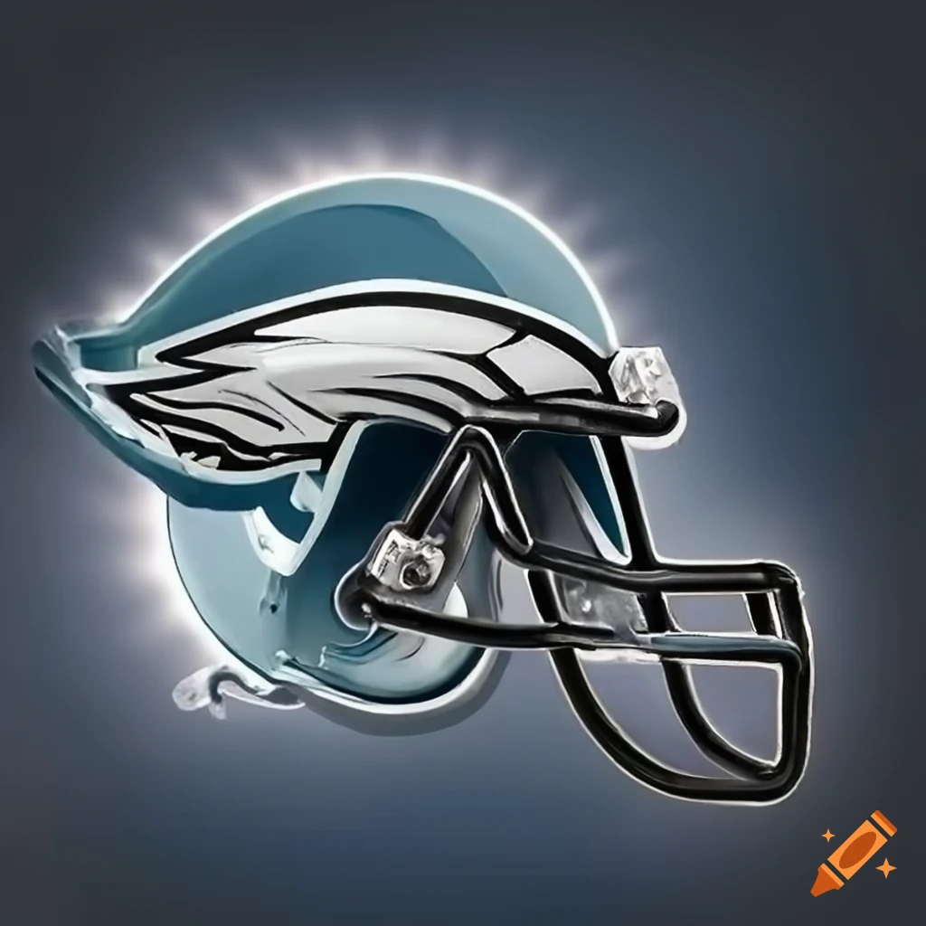Dallas vs Eagles NFL helmets