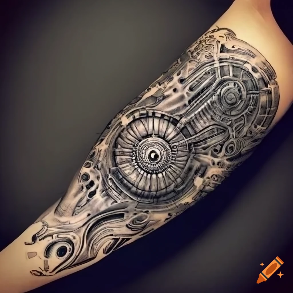 Bionic Arm Tattoo – Tattoo for a week