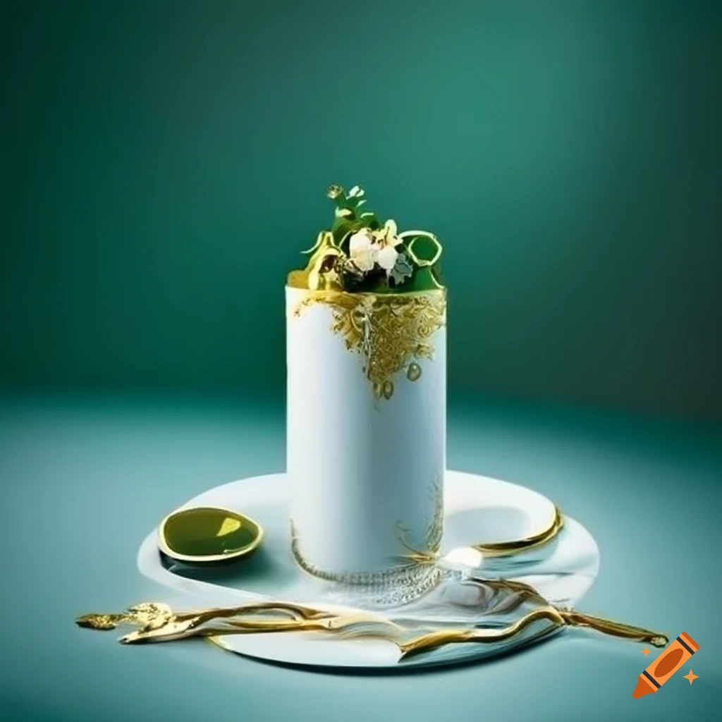 elegant white and gold gala dinner