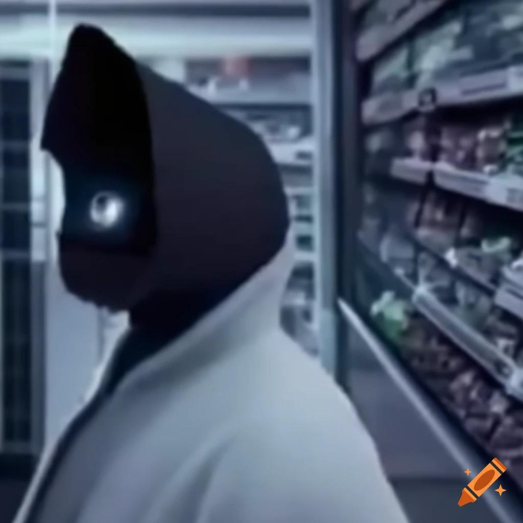 CCTV footage of Magneto causing a disturbance in a grocery store