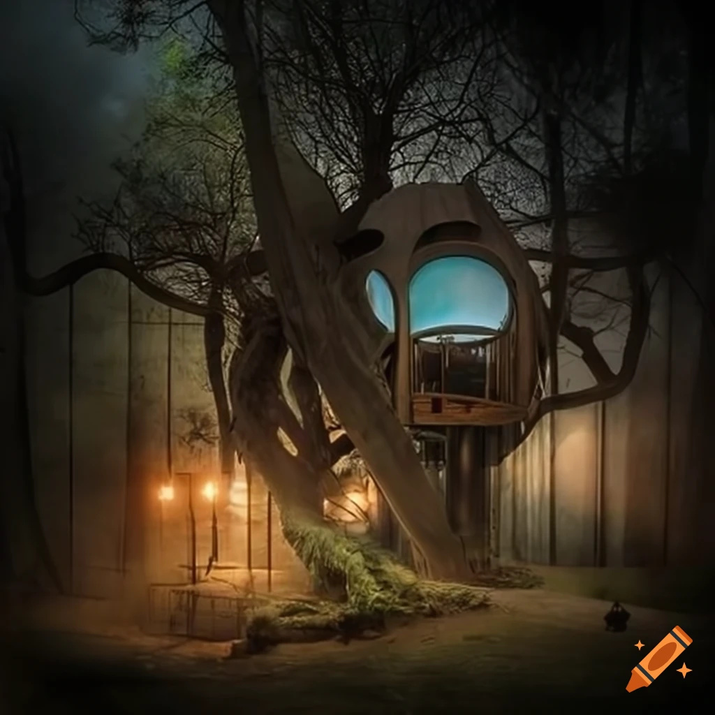 futuristic treehouse design