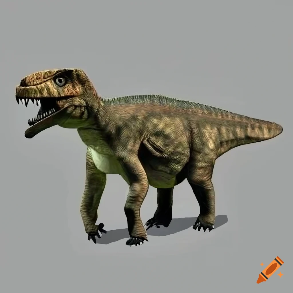 realistic depiction of an Iguanodon dinosaur