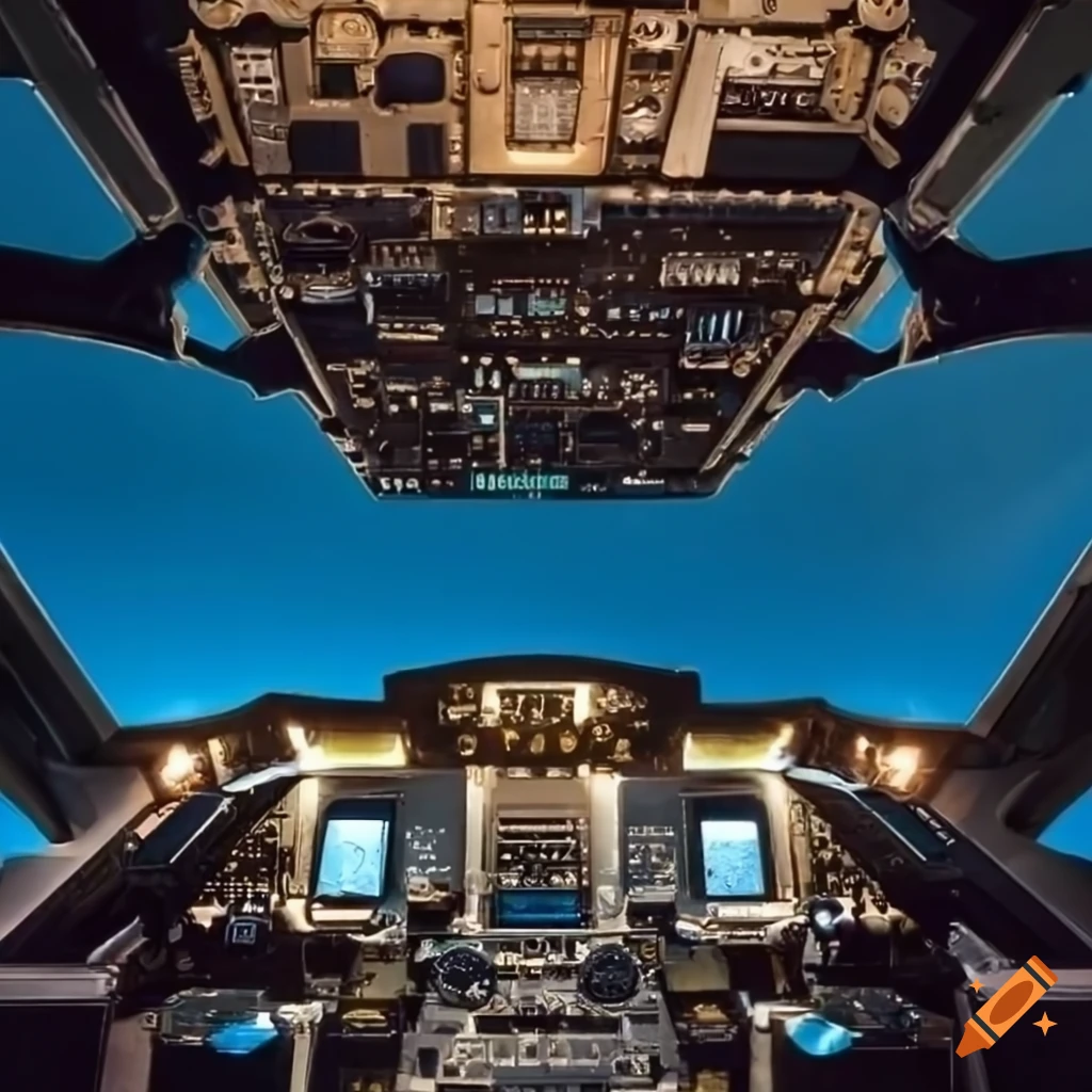 detailed and accurate spaceship cockpit