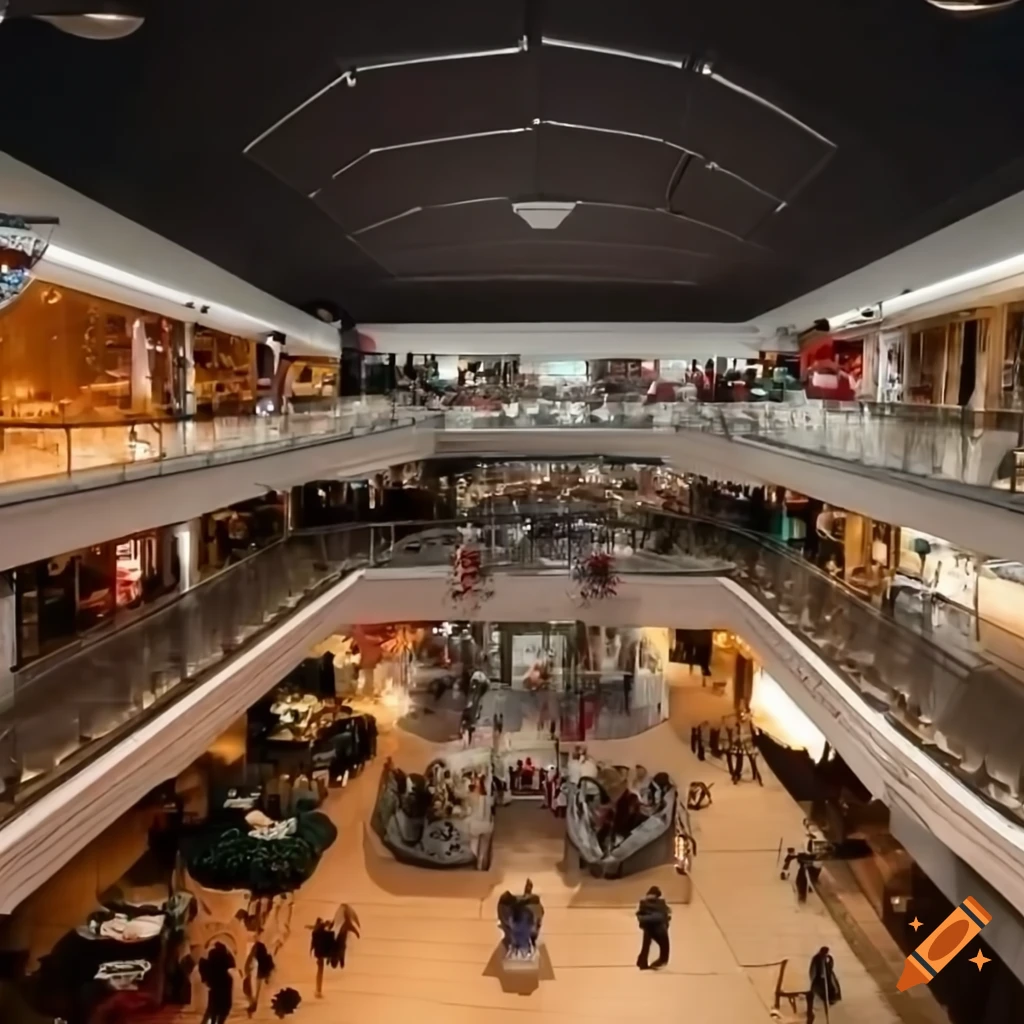 interior of Angelfire shopping mall