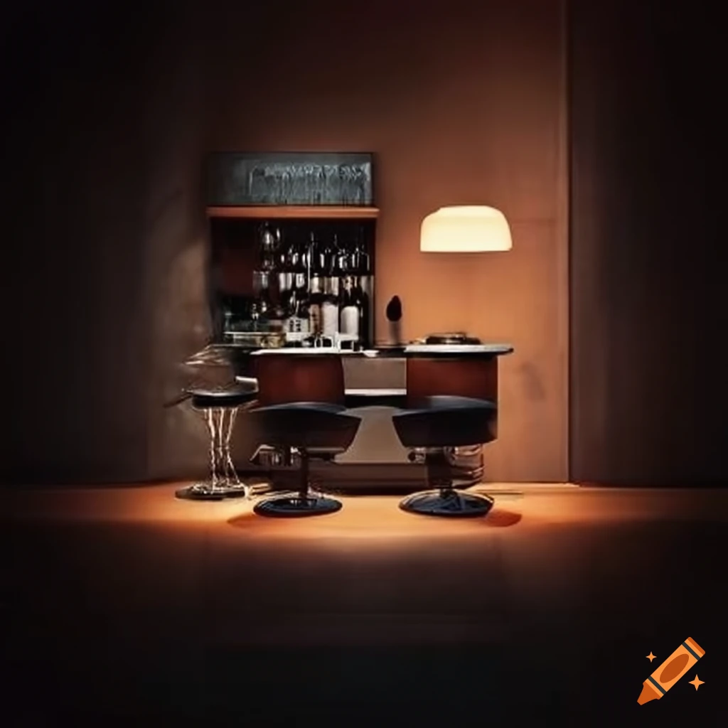 combined bar and barber shop