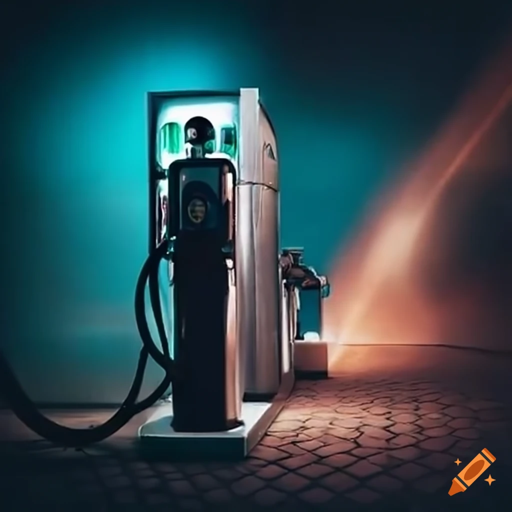 person refueling at a gas station