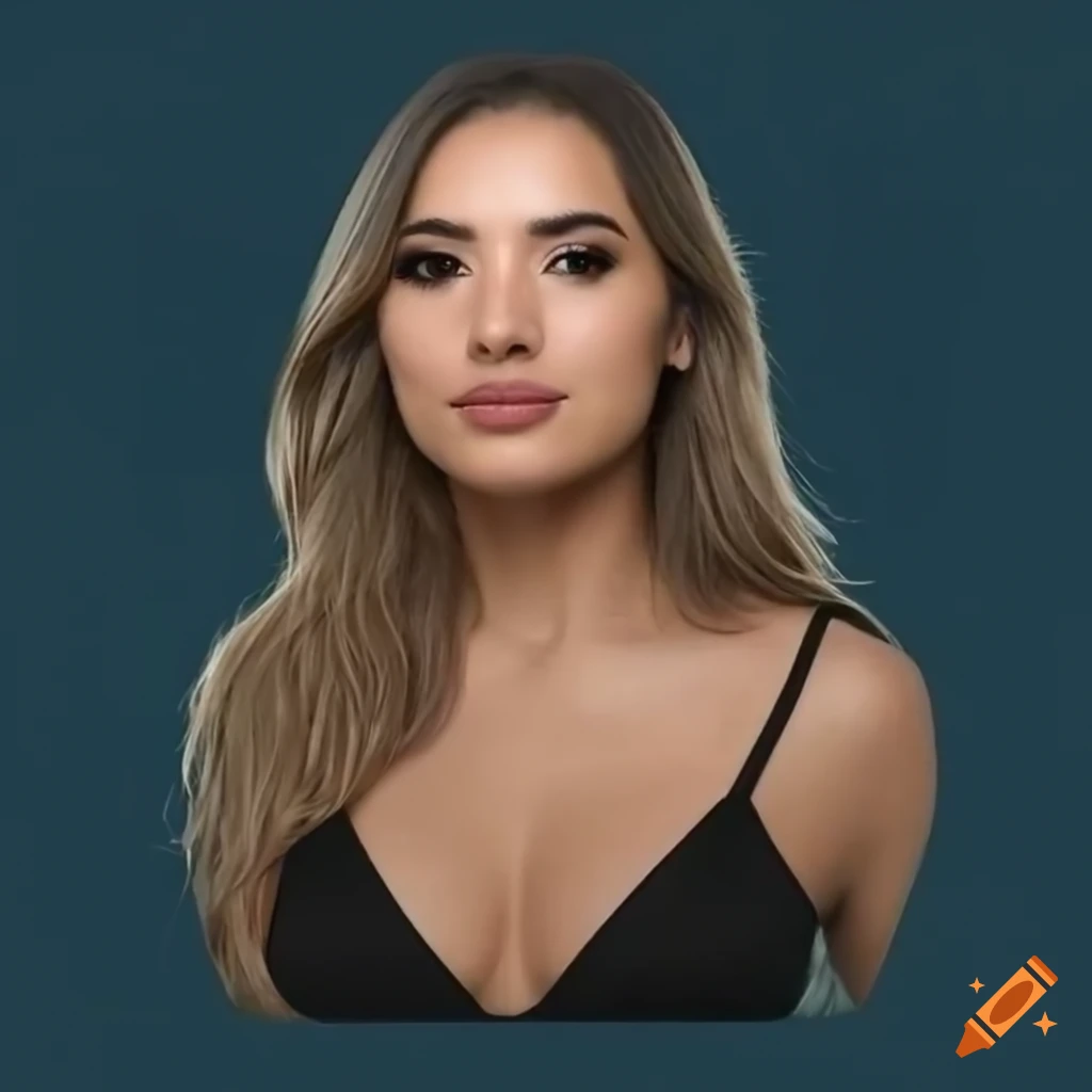 realistic portrait of a woman transformed into Funko Pop style