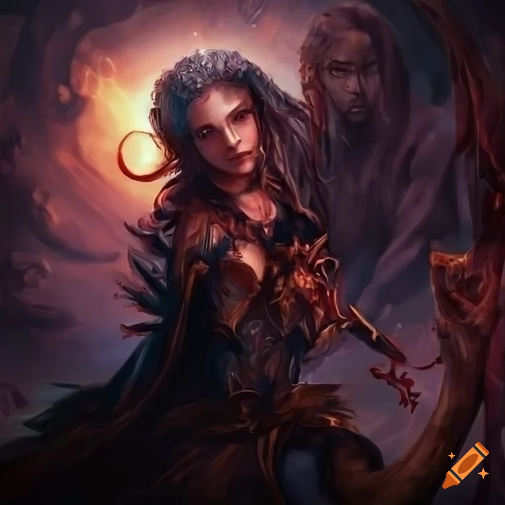 dark fantasy forest artwork