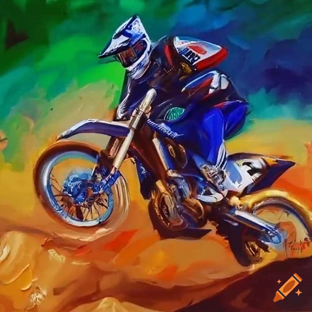 Yamaha motocross bike