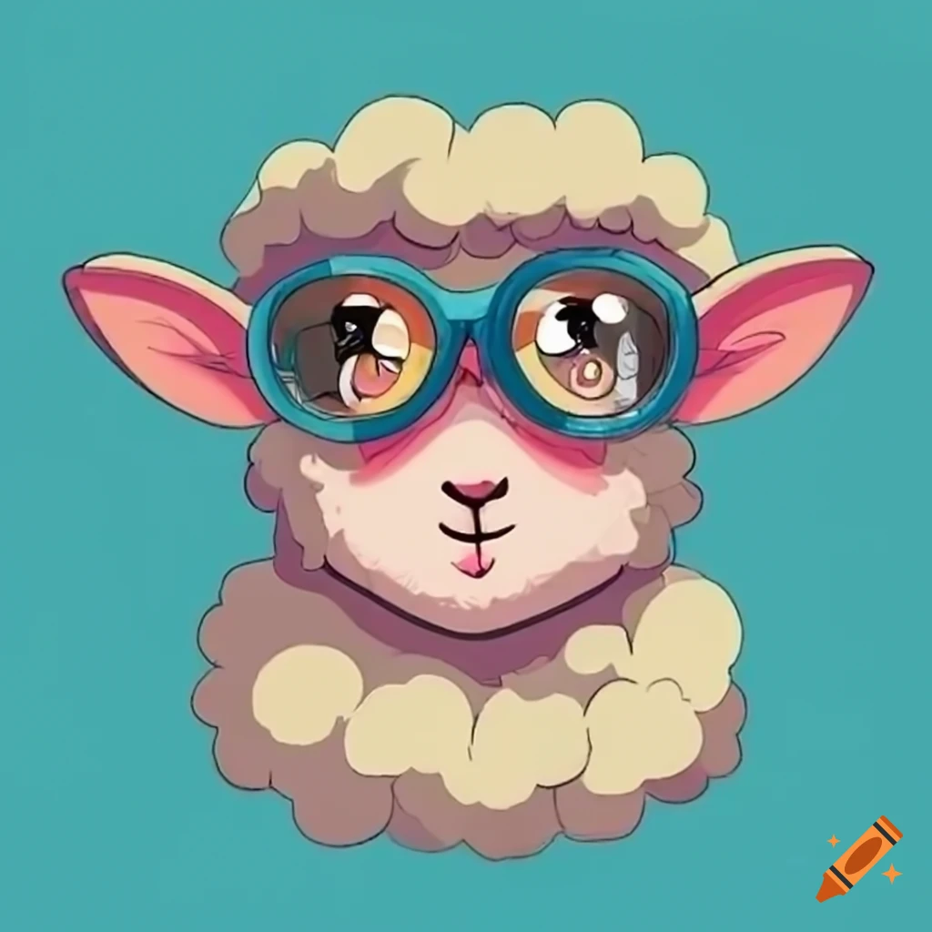Pink anime cartoon style animal sheep wallpaper background generative ai  27213128 Stock Photo at Vecteezy