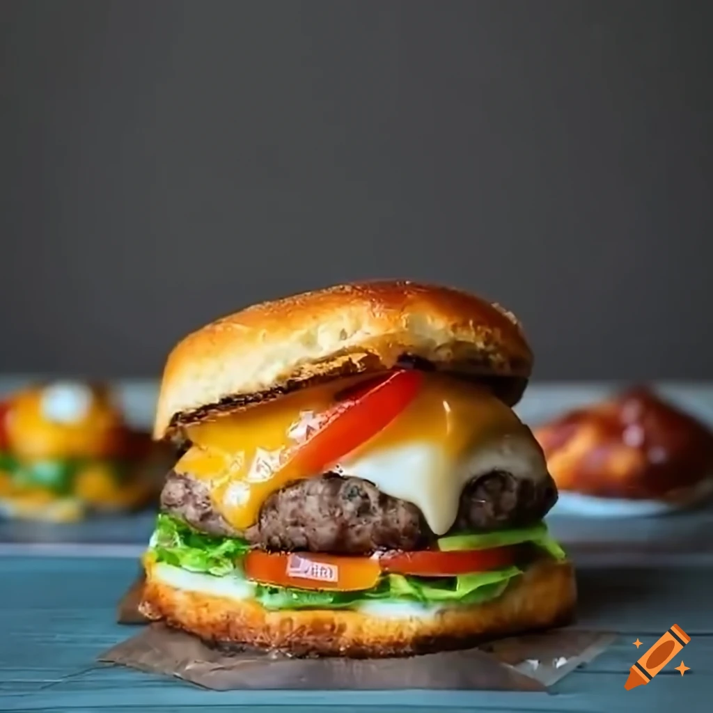 Truffle Cheddar Smash Burger on a brioche bun