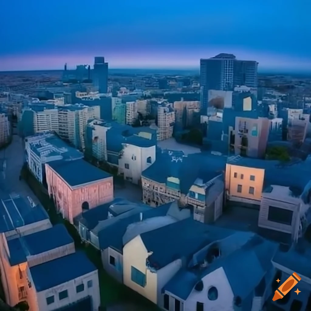 integrated architecture in a neighborhood landscape